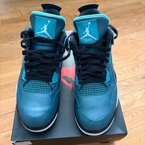 Jordan Teal and Black Sneakers